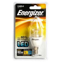 ENERGIZER LED CANDLE 470LM B22 CLEAR WARM WHITE