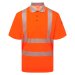 PULSAR&reg; LIFE Men's Hi-Vis Short Sleeve Orange Polo Shirt