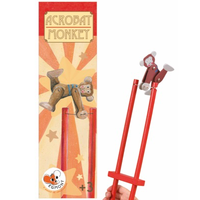 Wooden Acrobat Monkey Toy