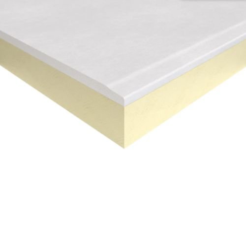 corner of 62mm Insulated Plasterboard, conservatory roof insulation plasterboard