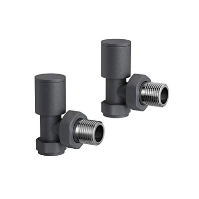 Angled Anthracite Valves
