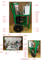 Spare Parts Drawing for EBAC BD150 230V Dehumidifier