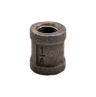 1/4" Coupling, Black Pipe