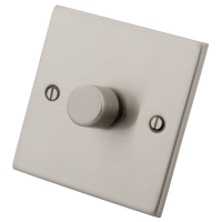 Stainless Steel 1 Gang 2 Way 400W Dimmer 6030-021 