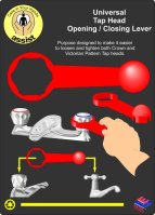 Universal Tap Head Opening/Closing Lever