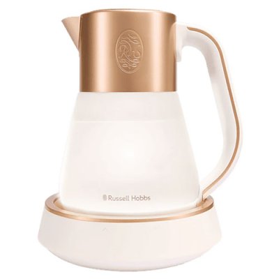 Russell Hobbs Calm 3000W Kettle - White & Copper | 27450