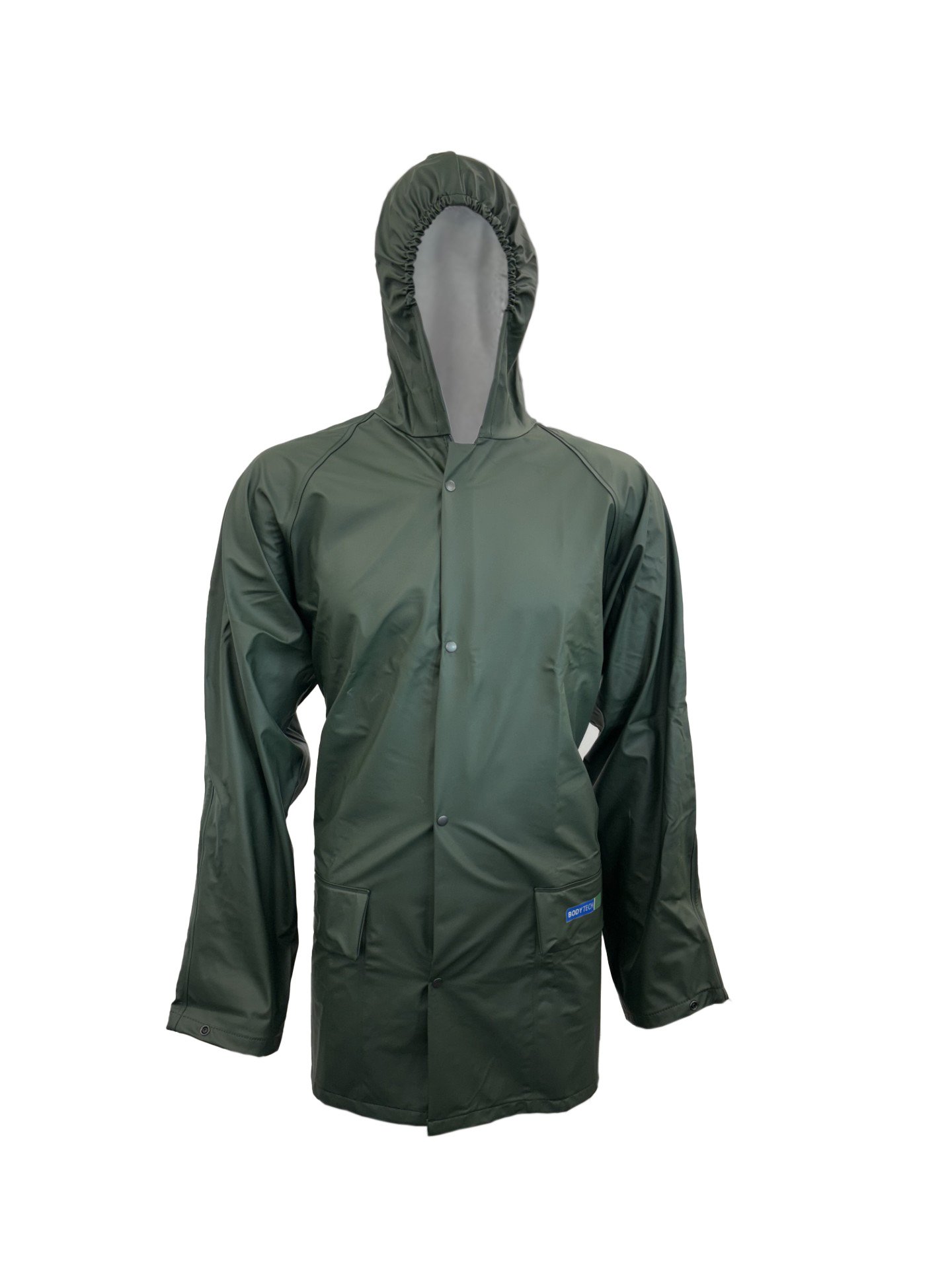 Bodyflex PU Rain Jacket, Green