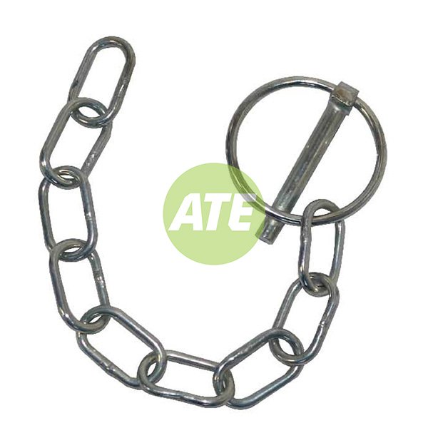 6mm X 45mm Lynch Pin & 190mm Chain ATE