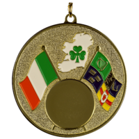 60mm Ireland Medallion (Gold)