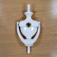 WHITE DOOR KNOCKER C/W SPY VIEWER