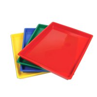 Assorted Colour Paint/Craft Trays (4pk)