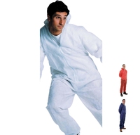 Polypropylene Disposable Coverall with Zip Front Fastening