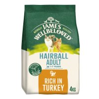 James Wellbeloved Adult Hairball Rich in Turkey 4kg