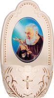 Porcelain Font/5 1/4 inch - Saint Pio   (30195)