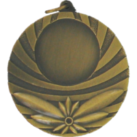 50mm Antique Wreath Medal (Antique Gold)