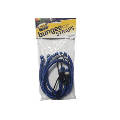 Warrior Bungee Strap Blue 600mm Pk of 2