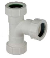 Waste Compression Tee 90deg 40mm EPU1124