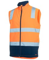 HI VIS |D+N| WATER RESISTANT SOFTSHELL VEST  6DWV