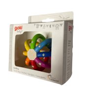 Goki Baby Touch ring elastic rainbow ball
