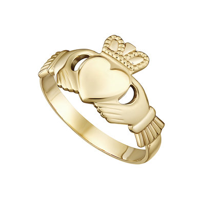 10k gold maids claddagh ring s2525 from Solvar