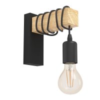 EGLO Black Oak Wall Light 'TOWNSHEND' | LV1902.0126