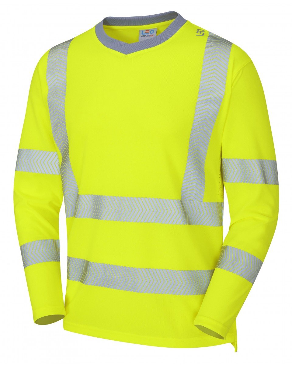 CAPSTONE 20471 CLASS 3 COOLVIZ PLUS SLEEVED T-SHIRT