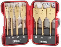 Draper Flat Wood Bit Set 10-32mm 7 Piece