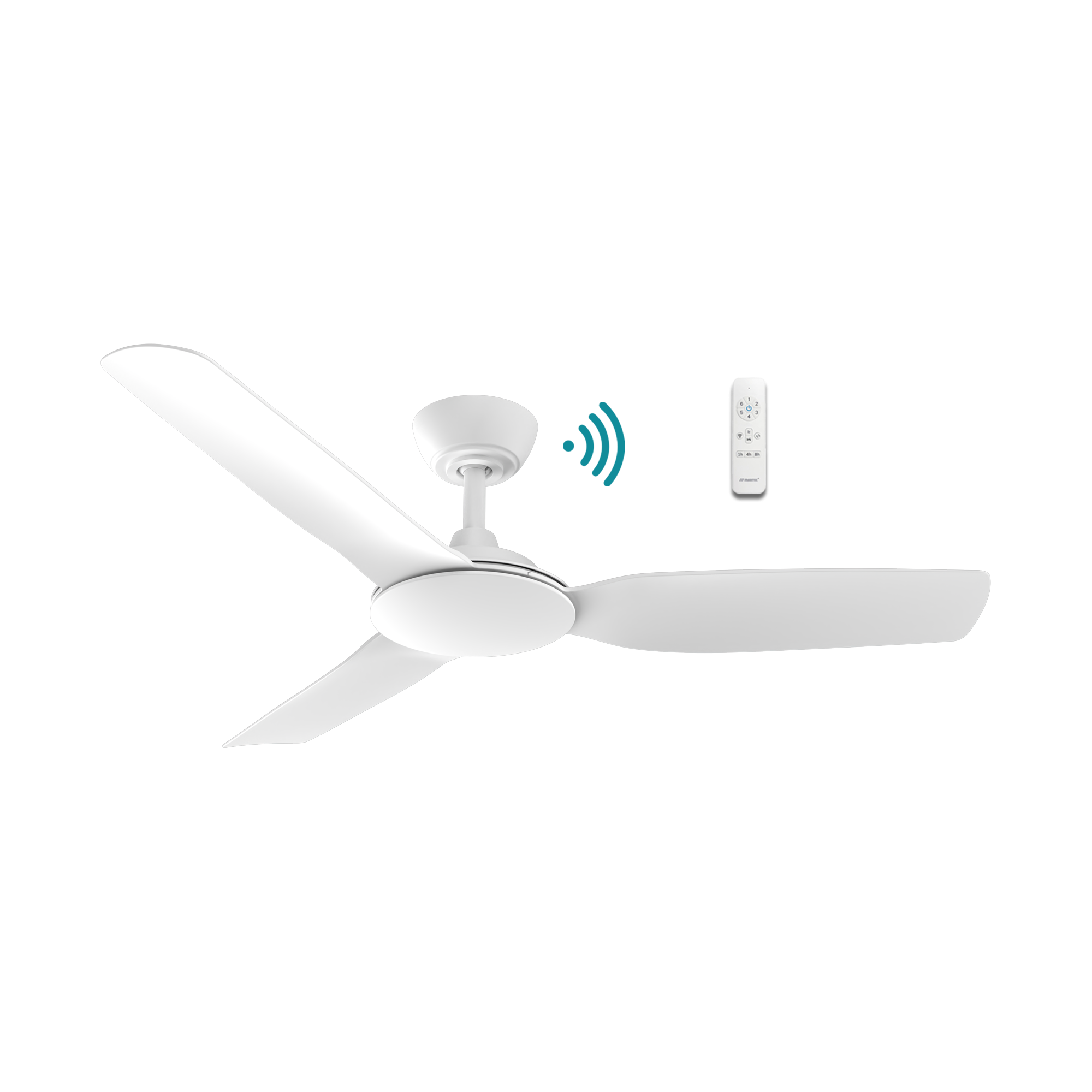 Martec Viper 48" DC Smart White Ceiling Fan