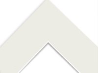 20x20" White Core Single Mount  Pack of 2