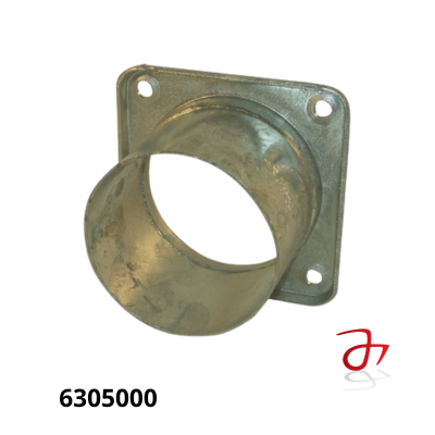 6305000-flange 4-bolt-with 6-tube-weld-on