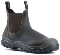 Grisport Genoa Steel Toe Slip On Safety Boot Brown