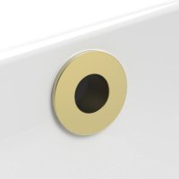 Tucker French Dorking Brushed Brass Overflow Cap