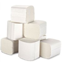 RS PRO Bulk Pack Toilet Tissue 2ply - White 185x105mm