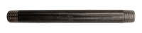 1/2" x 8" Nipple, Black Pipe