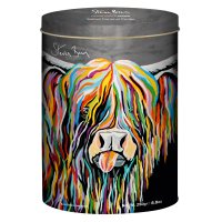 Steven Brown Senga McCoo oval tin of salted caramel fudge 12x250g