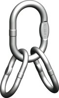 Pewag VAWI Enlarged Master Link Assembly for Wire Rope | Stainless Steel