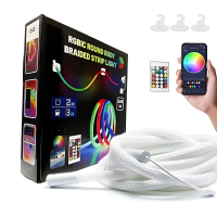ENER-J NEONTWIST RGBIC BRAIDED ROPE LIGHT 5 M KIT WITH REMOTE