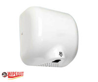 white automatic hand dryer