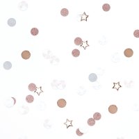 Rose Gold Circle/Stars Table Confetti 14g