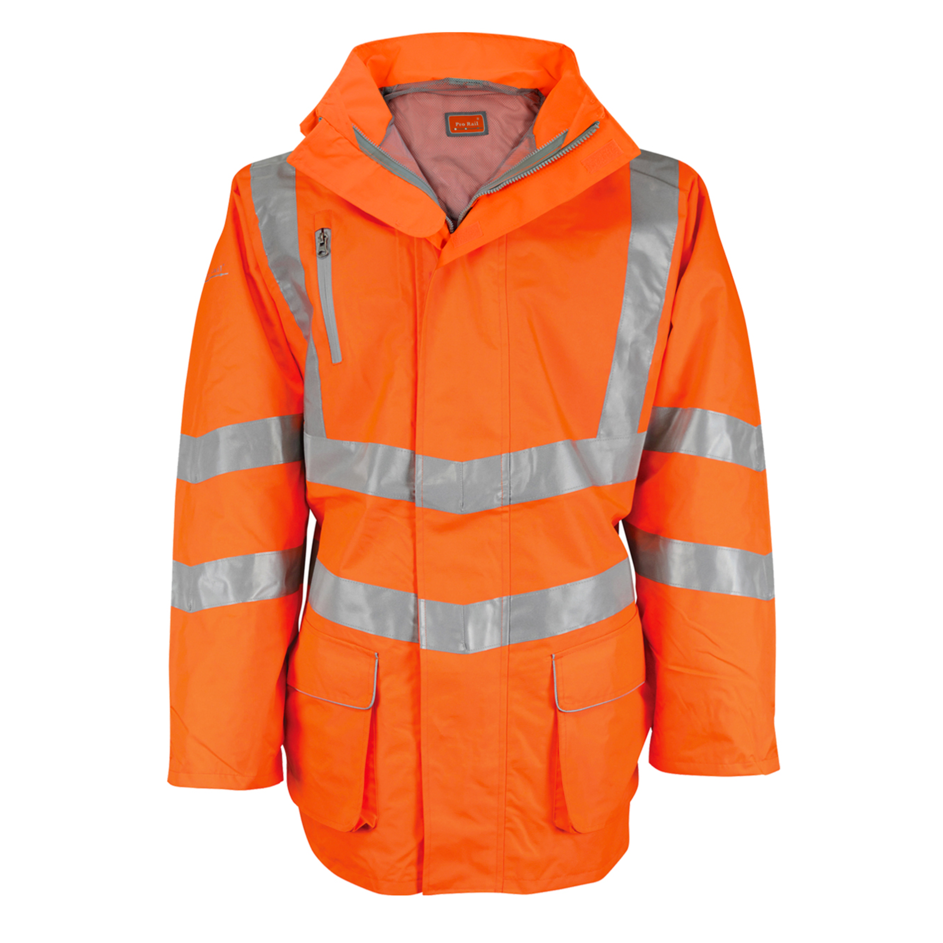 SABRE RAIL BREATHABLE COAT, ORANGE