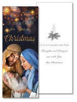 Christmas Card/I Lit A Candle For You/1 Design   (97841)