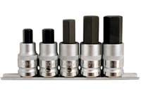 Laser 1/2inch Drive Hex Bit Set Metric - ZL2197