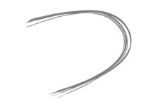UnoDent Stainless Steel Archwire in Euro Archform 19 x 25 Lower (Pack 10) 