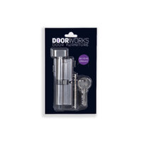 DW Euro Cylinder Key/Thumb 40:10:40mm (90mm) Nickel