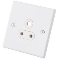 White 5A Unswitched Socket 6011-109