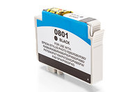 Compatible Epson C13T08014011 T0801 Black 330 Page Yield