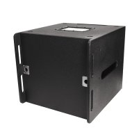 elumen8 10U Wooden Rack Sleeve - Includes Removable Lids, Rackmount Screws and Tour Label