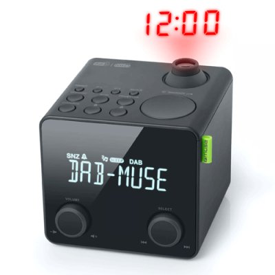 Muse Dab+ Clockradio With Projection