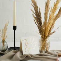 Gold Foiled Table Numbers - Pack of 12