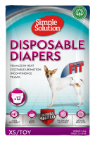 Simple Solution Disposable Diapers X-Small 12pk x 1